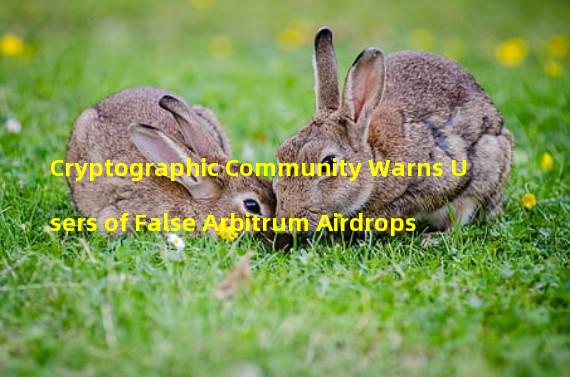 Cryptographic Community Warns Users of False Arbitrum Airdrops