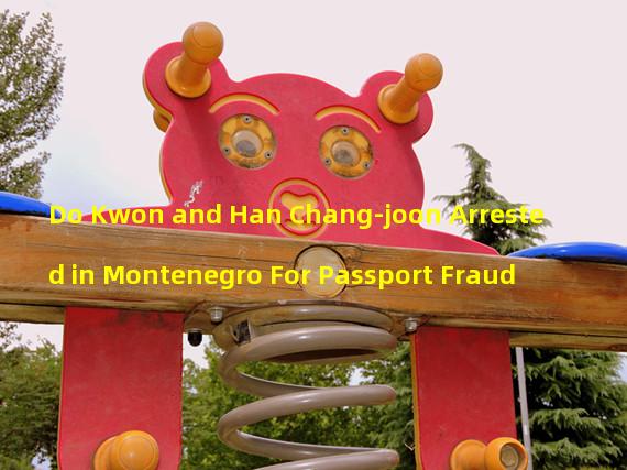 Do Kwon and Han Chang-joon Arrested in Montenegro For Passport Fraud