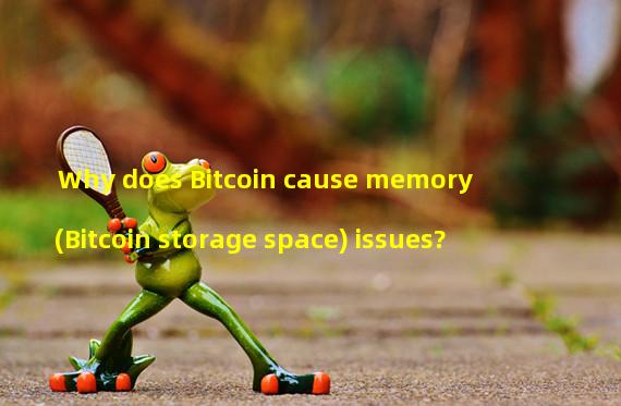 Why does Bitcoin cause memory (Bitcoin storage space) issues?