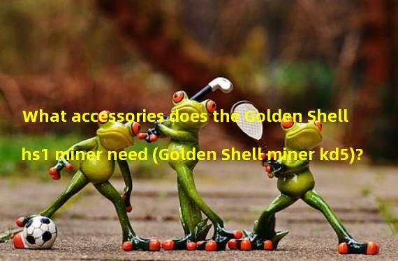 What accessories does the Golden Shell hs1 miner need (Golden Shell miner kd5)? 